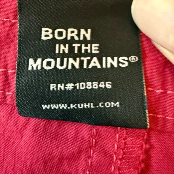 KÜHL Splash 11" Cargo Shorts in Plum Performance Fabric Women’s Size 8 - Picture 9 of 12